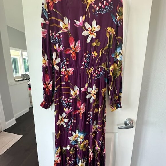 Long Sleeve Floral Maxi Dress - Picture 2 of 7